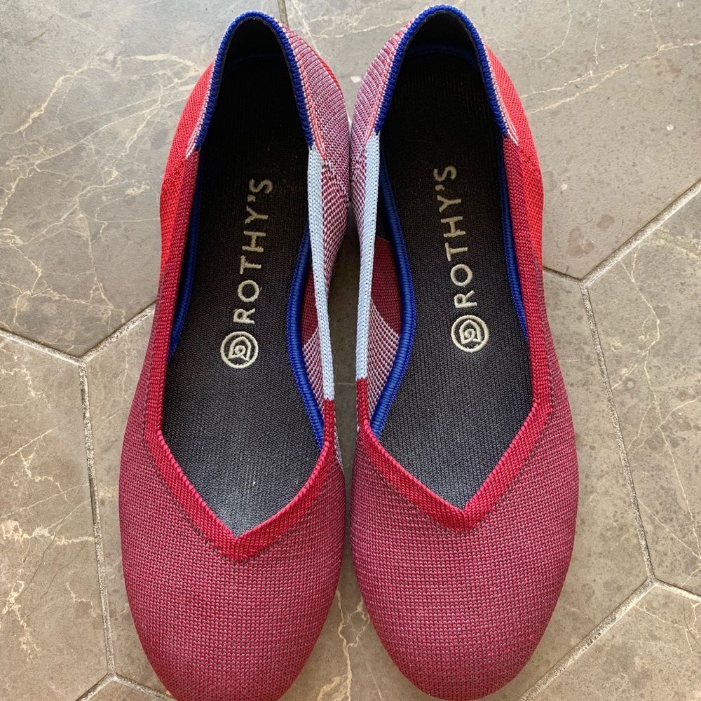 Retired Rothys Flats Berry Colorblock